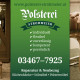 Plakat-Werbung für die Polsterei Strohmeier